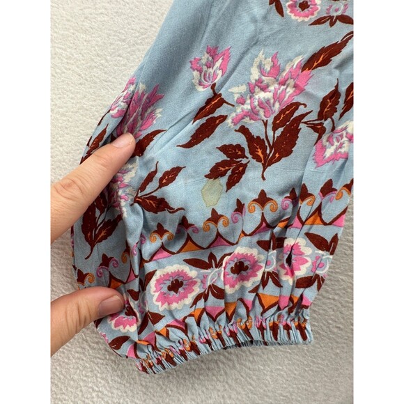 Spell & The Gypsy Collective Pandora Aquarium Maxi Dress Size XS Blue Pink Print - Picture 11 of 16